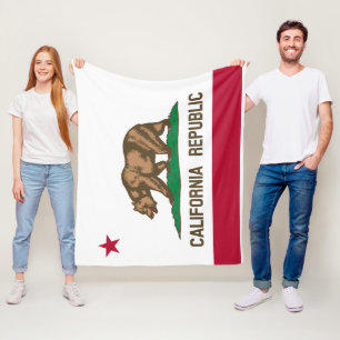 Flag Of California, California flag blanket