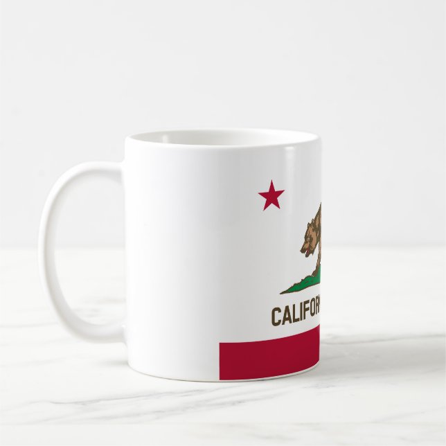 Flag Of California, California flag, mug (Left)