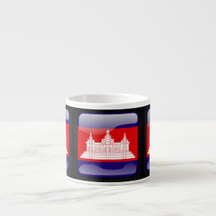 Flag of Cambodia Espresso Cup
