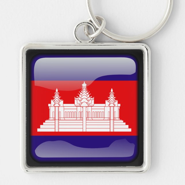 Flag of Cambodia Key Ring (Front)