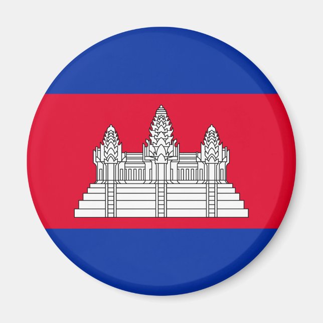 Flag of Cambodia Magnet (Front)