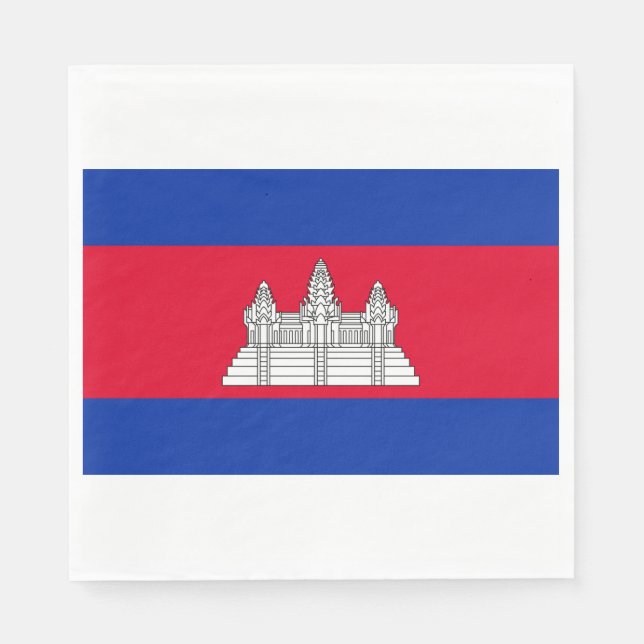 Flag of Cambodia Napkin (Front)