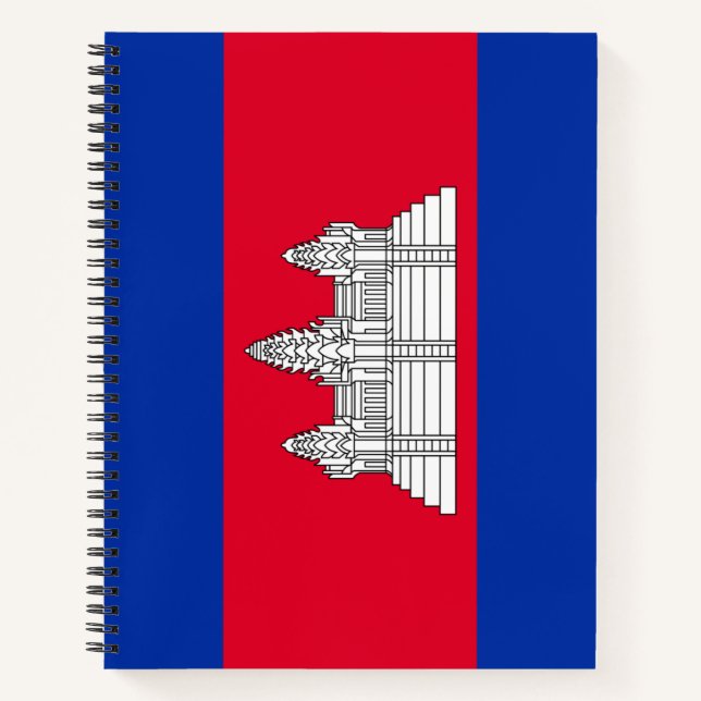 Flag of Cambodia Notebook (Front)