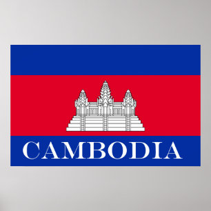 Flag of Cambodia Poster