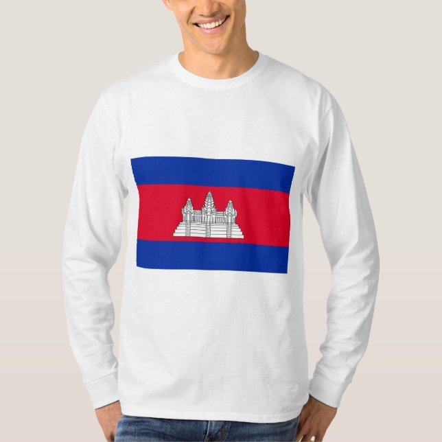 Flag of Cambodia T-Shirt (Front)