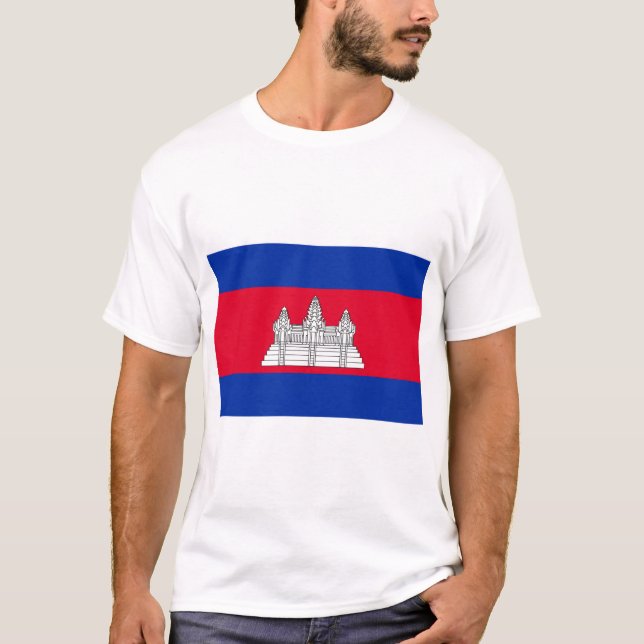 Flag of Cambodia T-Shirt (Front)