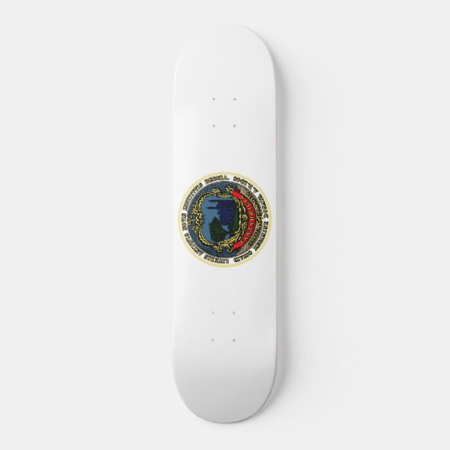 Flag of Cambridge (Massachusetts) Skateboard (Front)