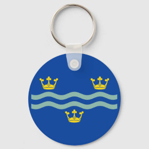 Flag of Cambridgeshire Keychain
