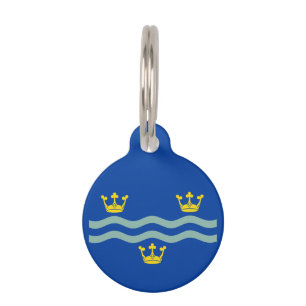 Flag of Cambridgeshire Pet Tag