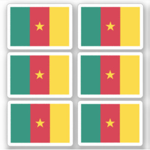 Flag of Cameroon - a collection Sticker