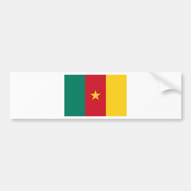 Flag of Cameroon Bumper Sticker (Front)