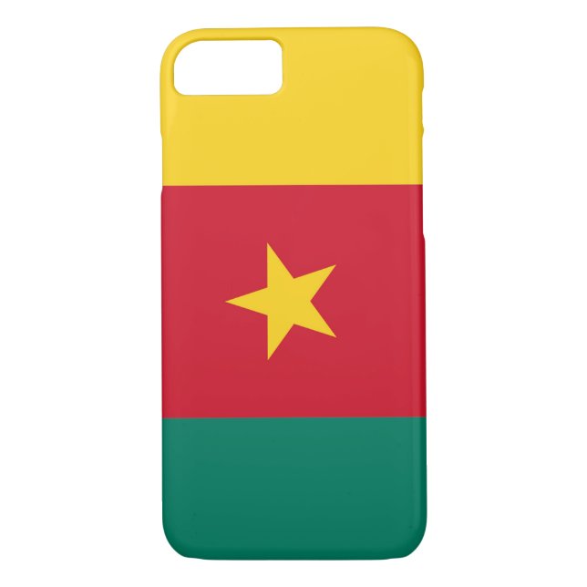 Flag of Cameroon Case-Mate iPhone Case (Back)