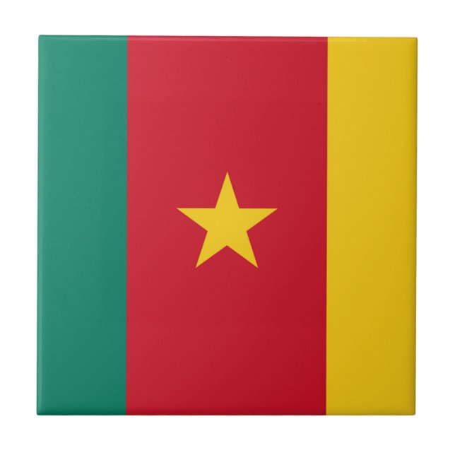 Flag of Cameroon Tile (Front)
