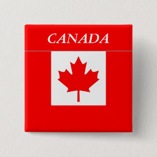 Flag of Canada 15 Cm Square Badge