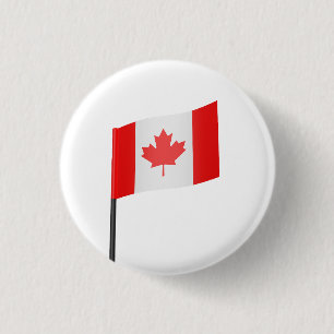 Flag of Canada 3 Cm Round Badge
