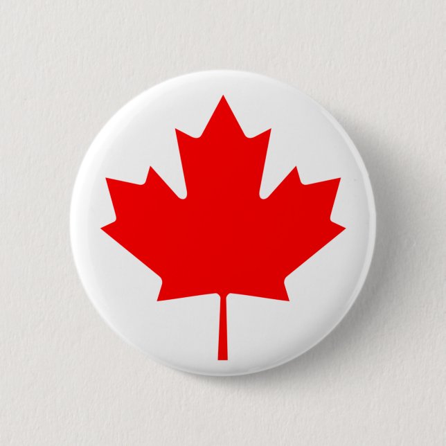 Flag of Canada 6 Cm Round Badge (Front)