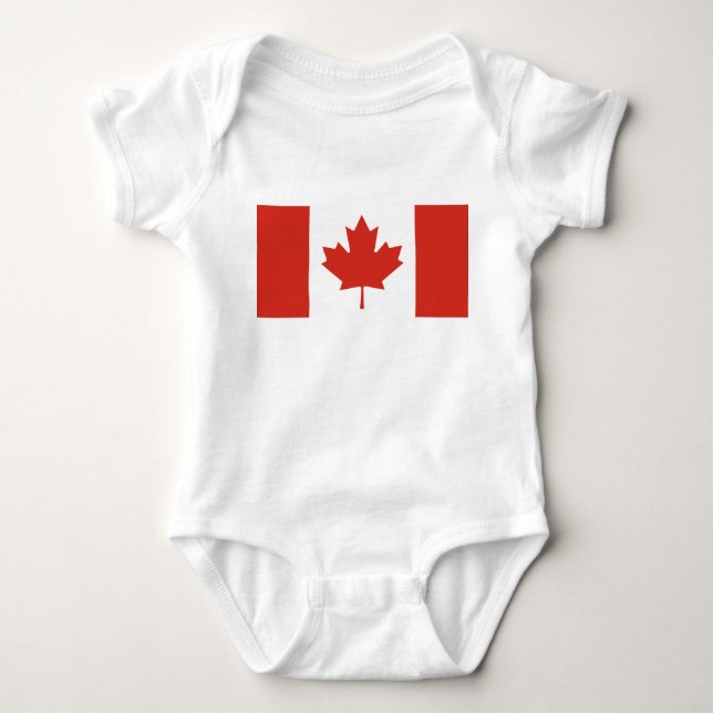Flag of Canada Baby Bodysuit (Front)
