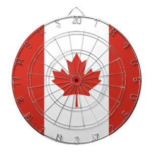 Flag of Canada Dartboard