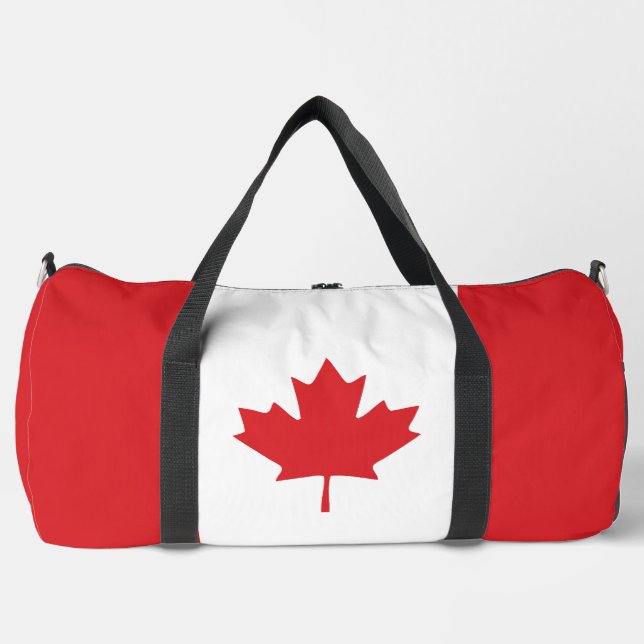 Flag of Canada Duffle Bag (Front)