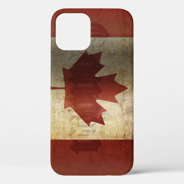 Flag of Canada / Grunge Case-Mate iPhone Case (Back)