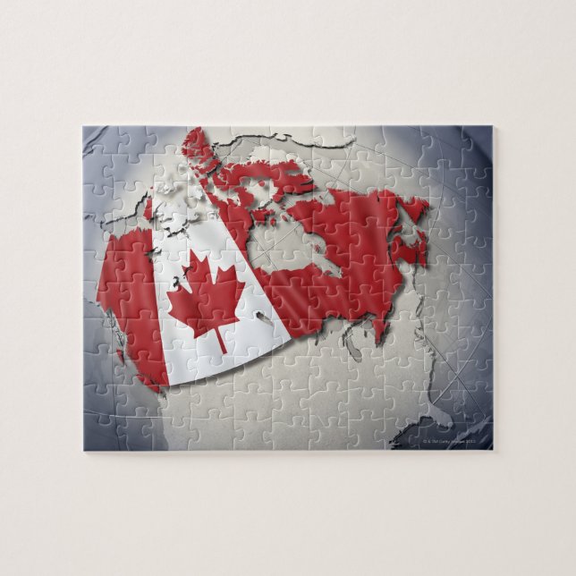 Flag of Canada Jigsaw Puzzle (Horizontal)