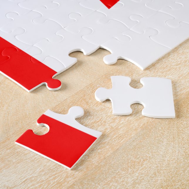 Flag of Canada Jigsaw Puzzle (Side)