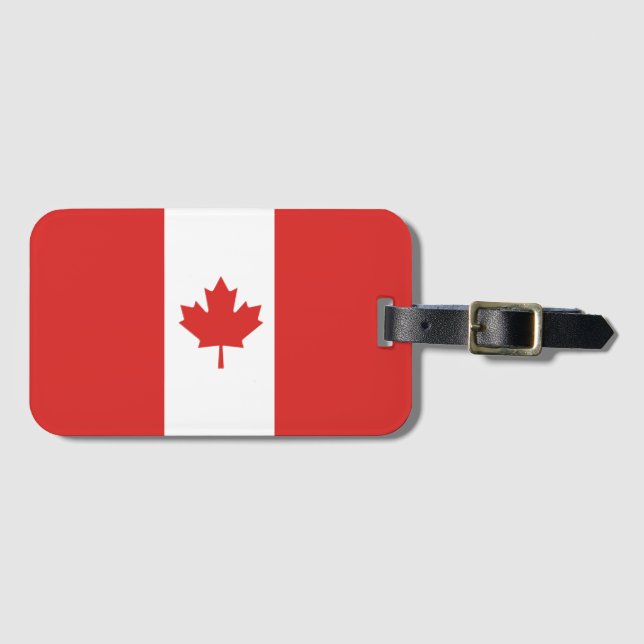 Flag of Canada Luggage Tag (Front Horizontal)