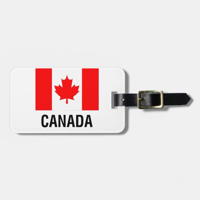 FLAG  of CANADA Luggage Tag (Front Horizontal)