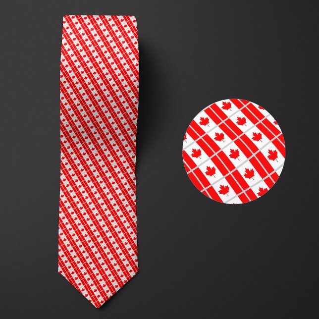 Flag of Canada Pattern Tie (Creator Uploaded)