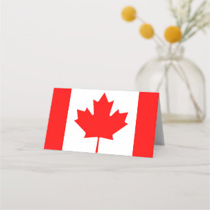 Flag of Canada Place Card