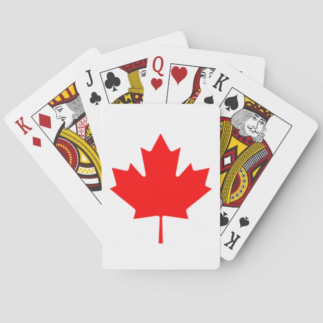 Flag of Canada Playing Cards (Back)