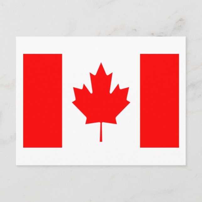 Flag of Canada Postcard (Front)
