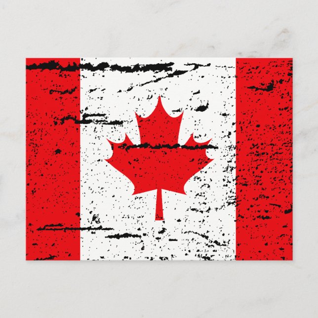FLAG OF CANADA POSTCARD (Front)