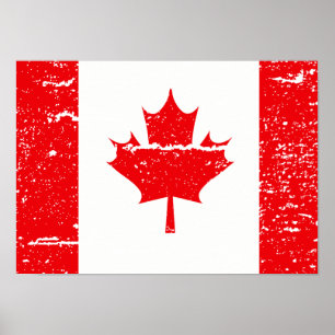 FLAG OF CANADA POSTER