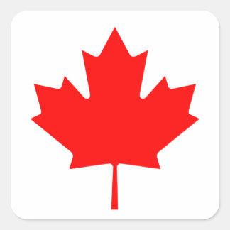 Flag of Canada Square Sticker
