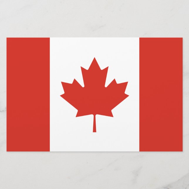 Flag of Canada Stationery (Front)