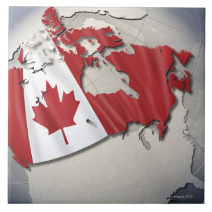 Flag of Canada Tile