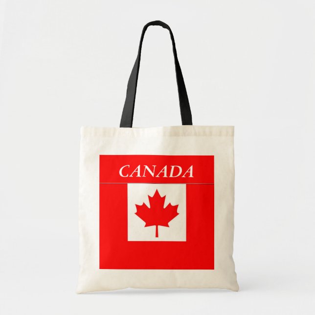Flag of Canada Tote Bag (Front)