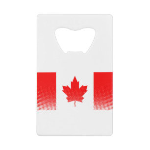 Flag Of Canada With Halftone Effect