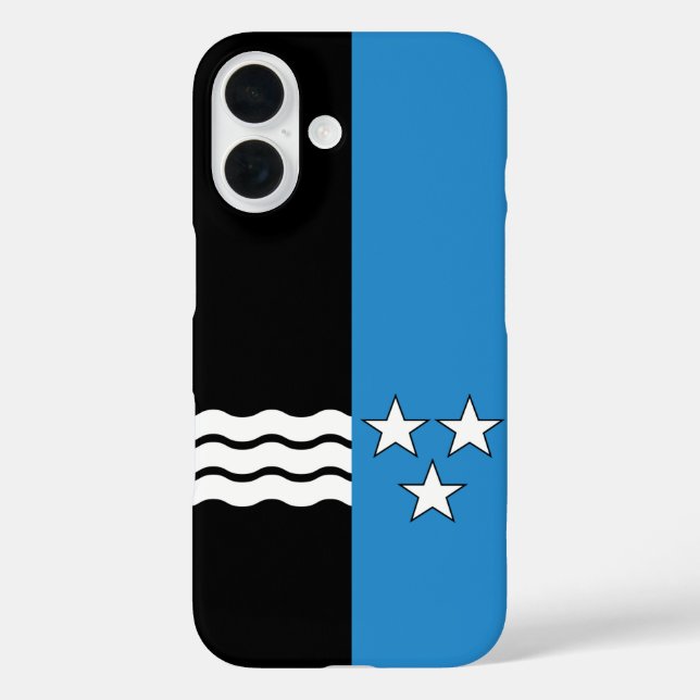Flag of Canton of Aargau Case-Mate iPhone Case (Back)