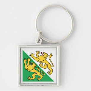 Flag of Canton Thurgau, Switzerland Key Ring
