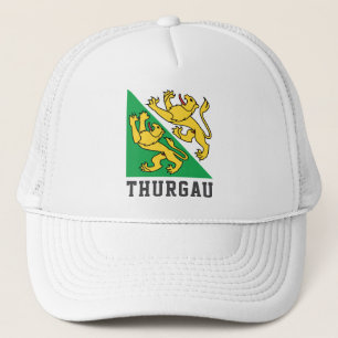 Flag of Canton Thurgau, Switzerland Trucker Hat