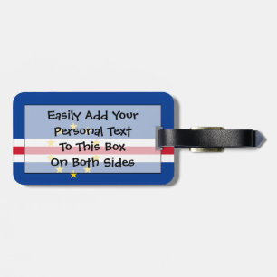 Flag of Cape Verde Easy ID Personal Luggage Tag