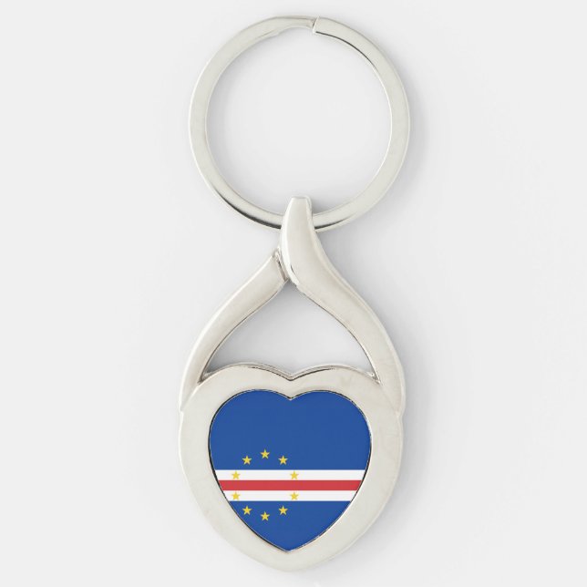 Flag of Cape Verde Key Ring (Front)