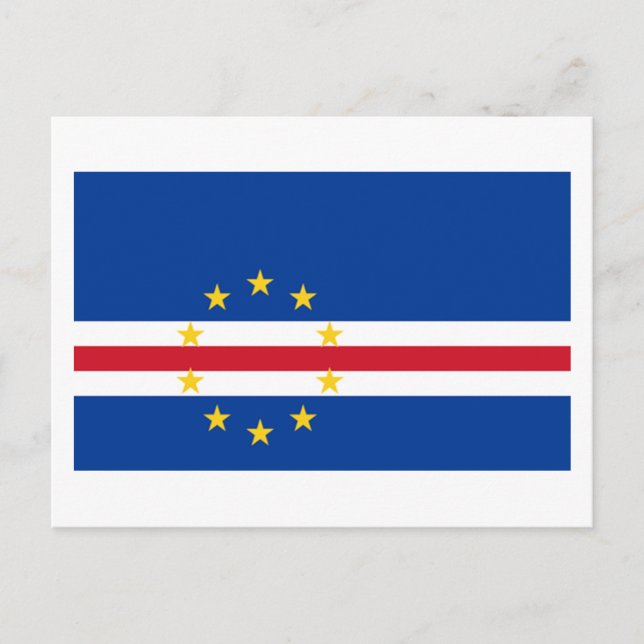 Flag of Cape Verde Postcard (Front)