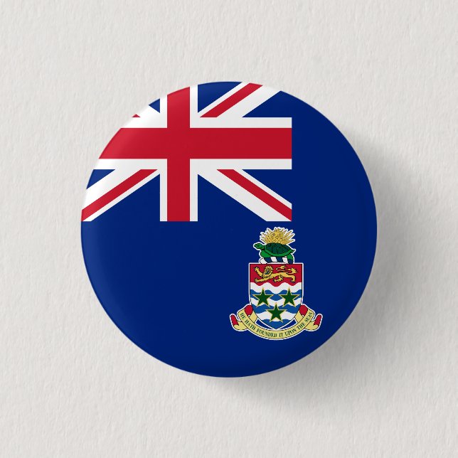 Flag of Cayman Islands 3 Cm Round Badge (Front)