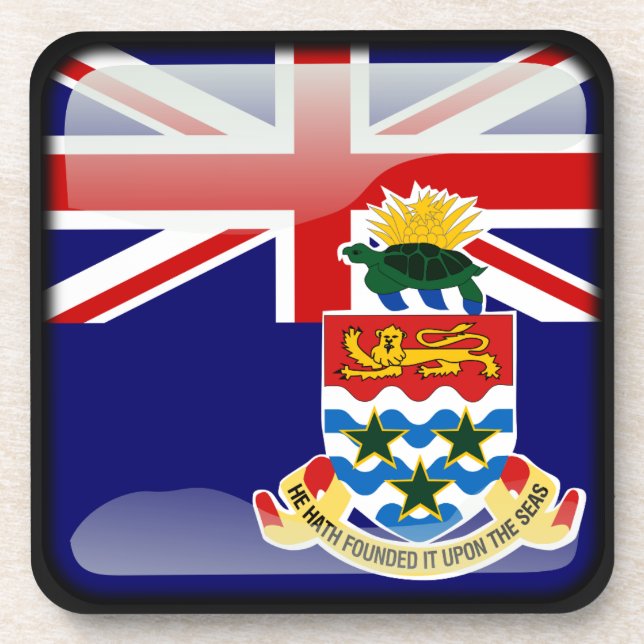 Flag of Cayman Islands Coaster (Front)