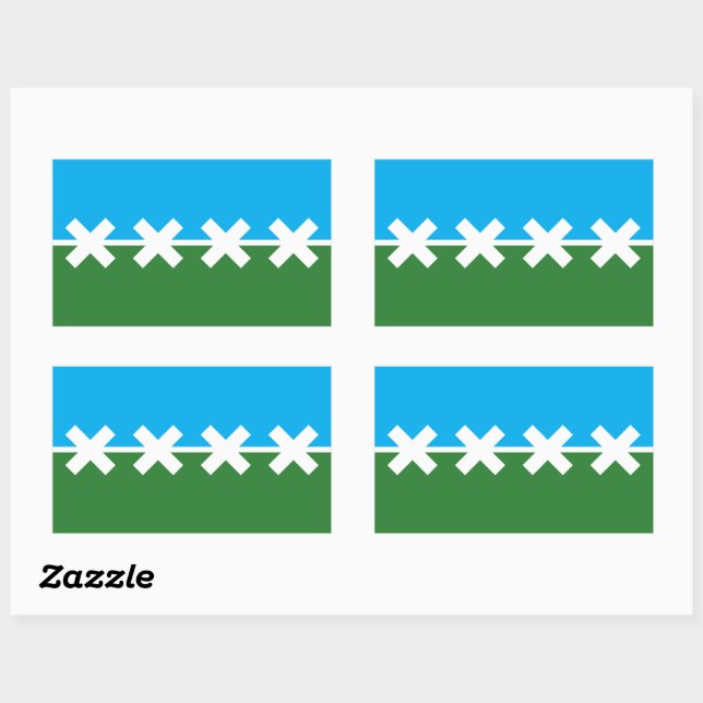 Flag of Cedar Park, Texas Rectangular Sticker (Sheet)