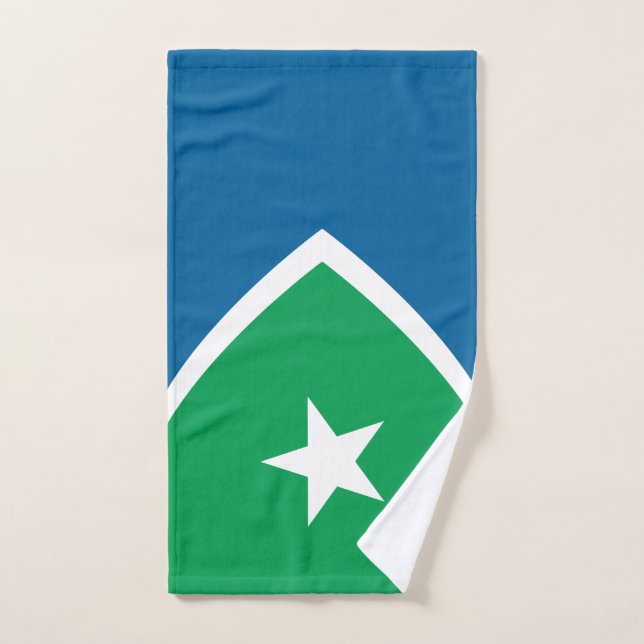Flag of Cedar Rapids, Iowa Hand Towel (Hand Towel)