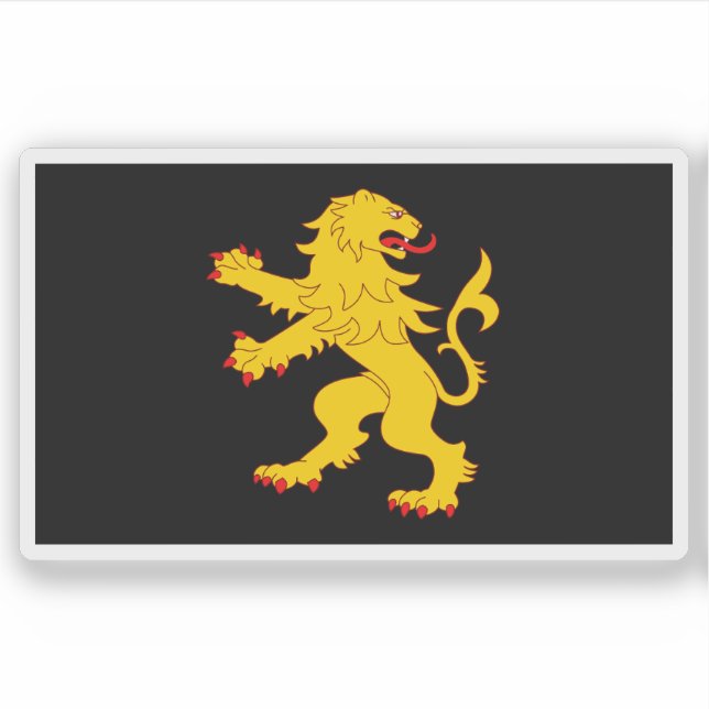 Flag of Ceredigion (Cardiganshire) county, Wales (Front)